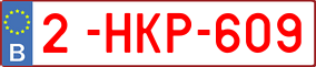 Truck License Plate